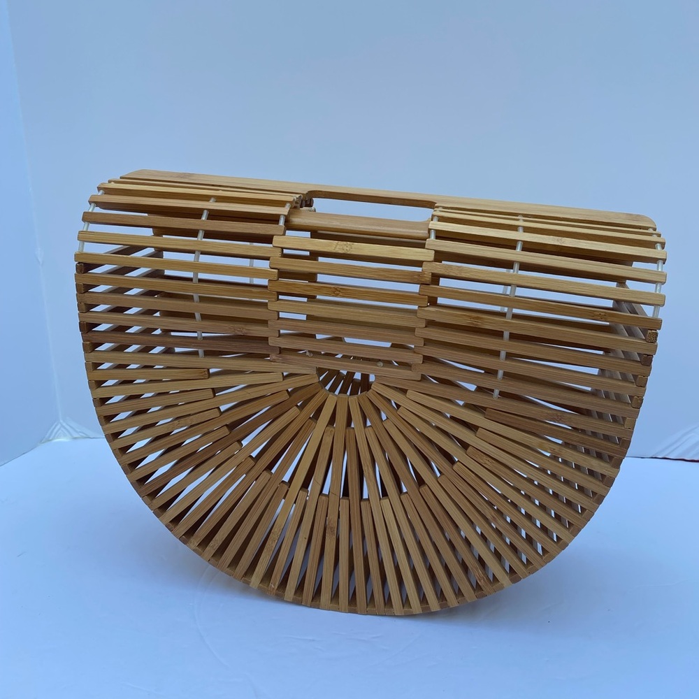 Sheike bamboo safari clutch bag brown - Picture 3 of 11